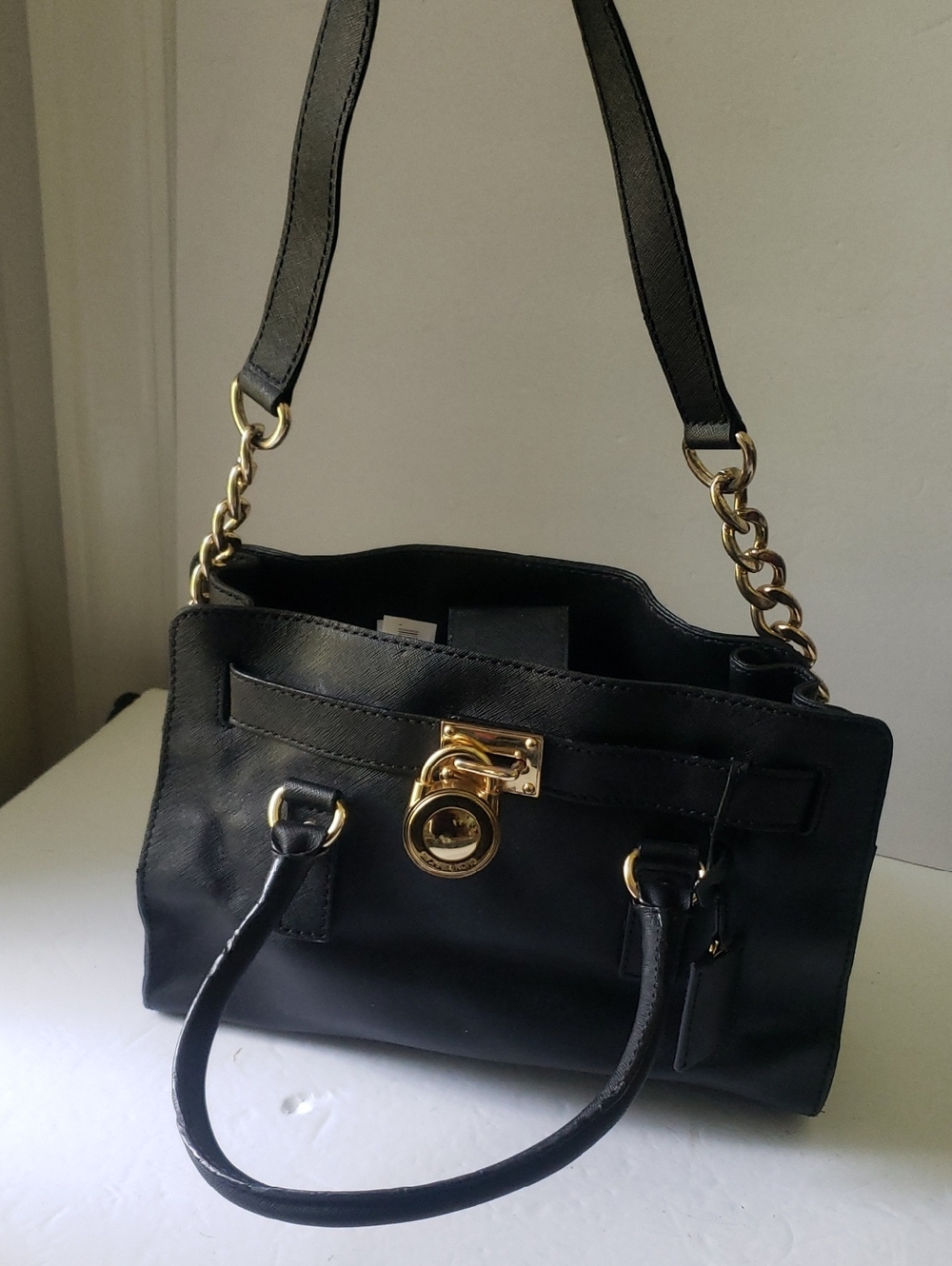 Michael Michael Kors Black Satchel Shoulder Bag